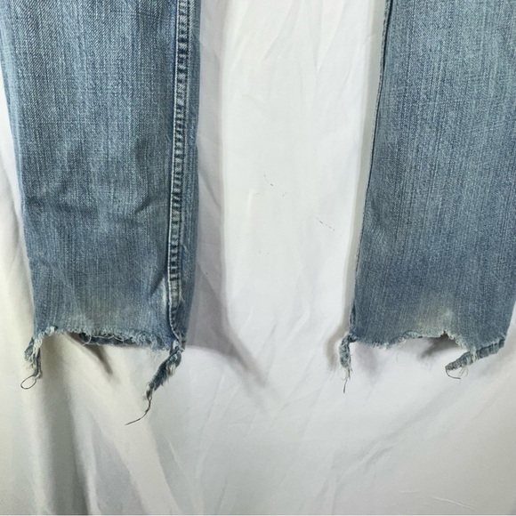 Levi’s Mens 514 Distressed Worn Condition Slim Straight Leg Jeans 30x32 - Picture 6 of 10